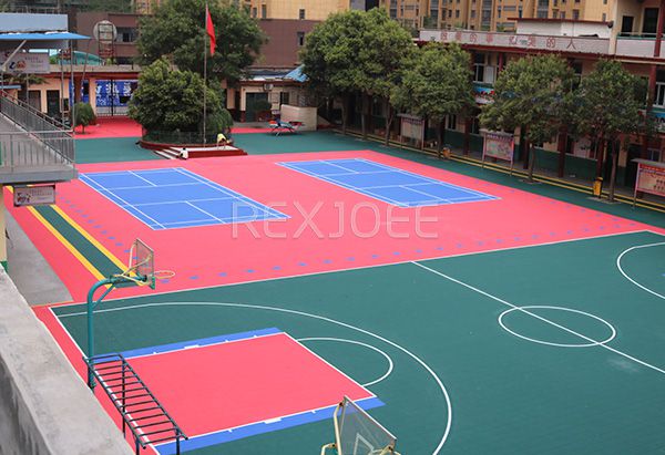 懸浮拼裝地板，懸浮拼裝運動地板，